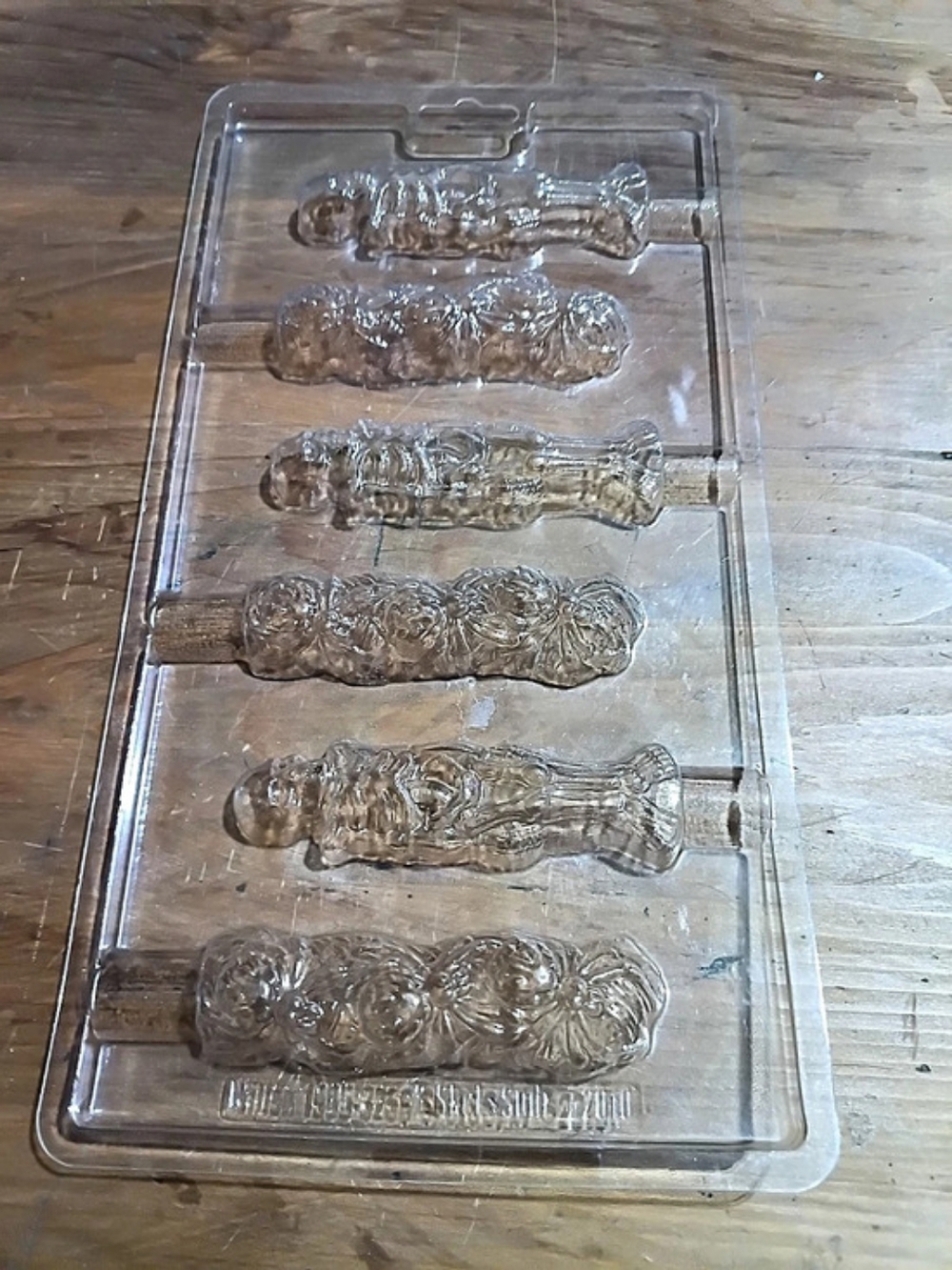 Clear Six-Cavity Candy Mold